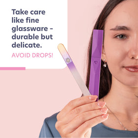 BONA FIDE BEAUTY Czech Glass Nail File packaging
