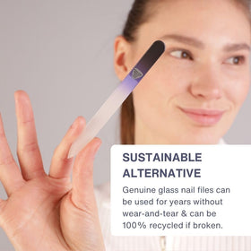 BONA FIDE BEAUTY Czech Glass Nail File packaging details
