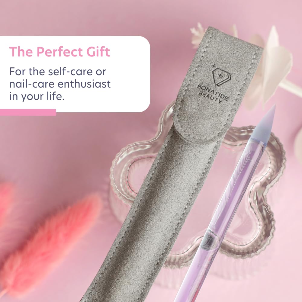 BONA FIDE BEAUTY Glass Cuticle Pusher detailed view