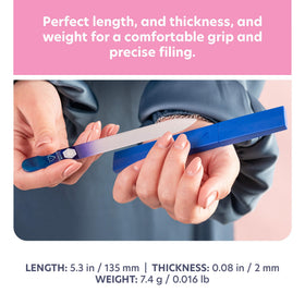 BONA FIDE BEAUTY Glass Nail File in a purse