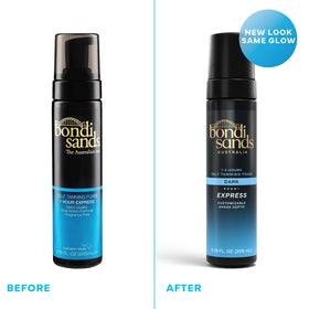 Bondi Sands 1 Hour Express Self Tanning Foam Dark bottle side view