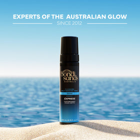 Bondi Sands 1 Hour Express Self Tanning Foam Dark label close-up
