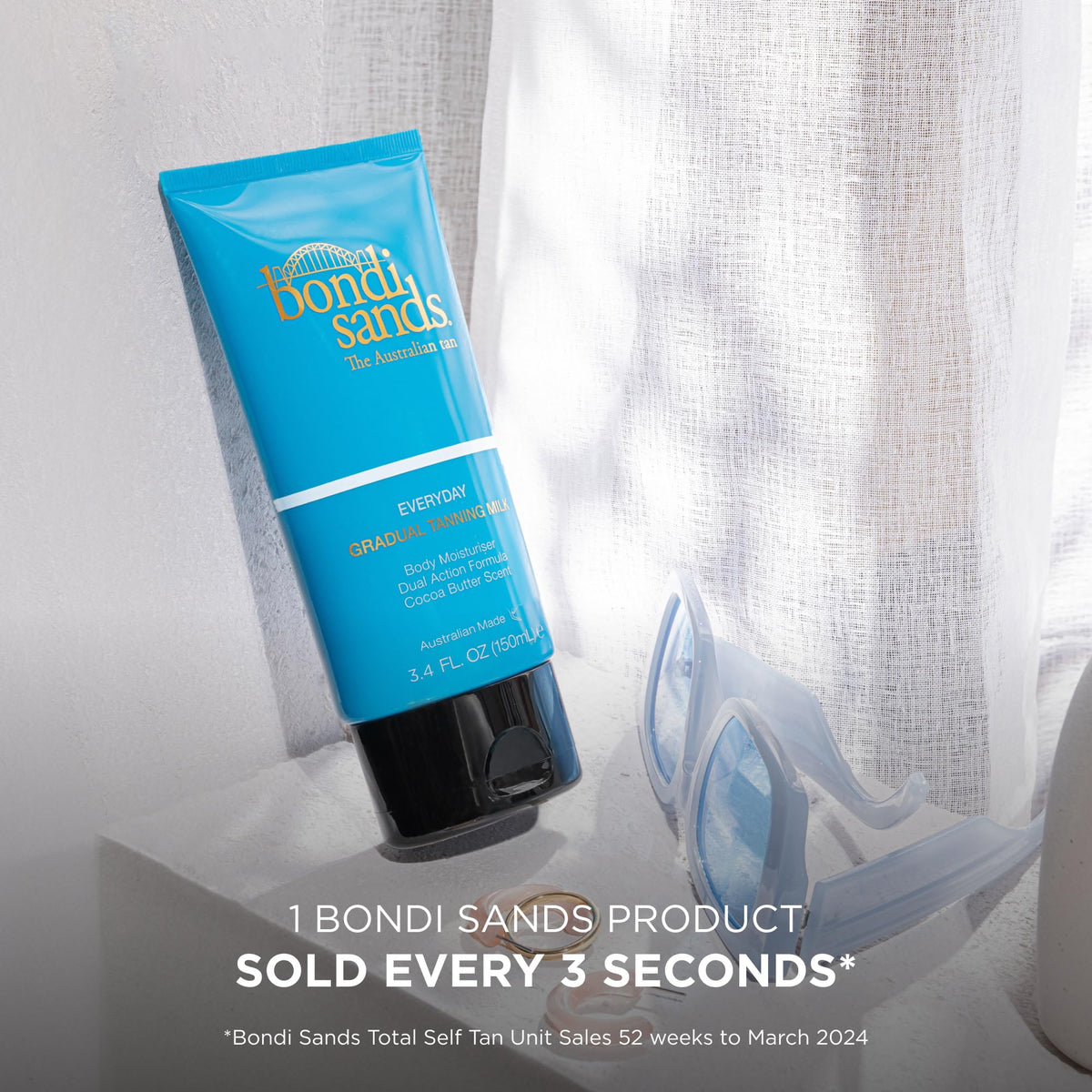 Bondi Sands Everyday Gradual Self Tanning Milk 5.07 Fl Oz side view