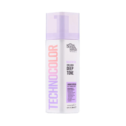 Bondi Sands Technocolor 1 Hour Express Tanning Foam in Magenta front view