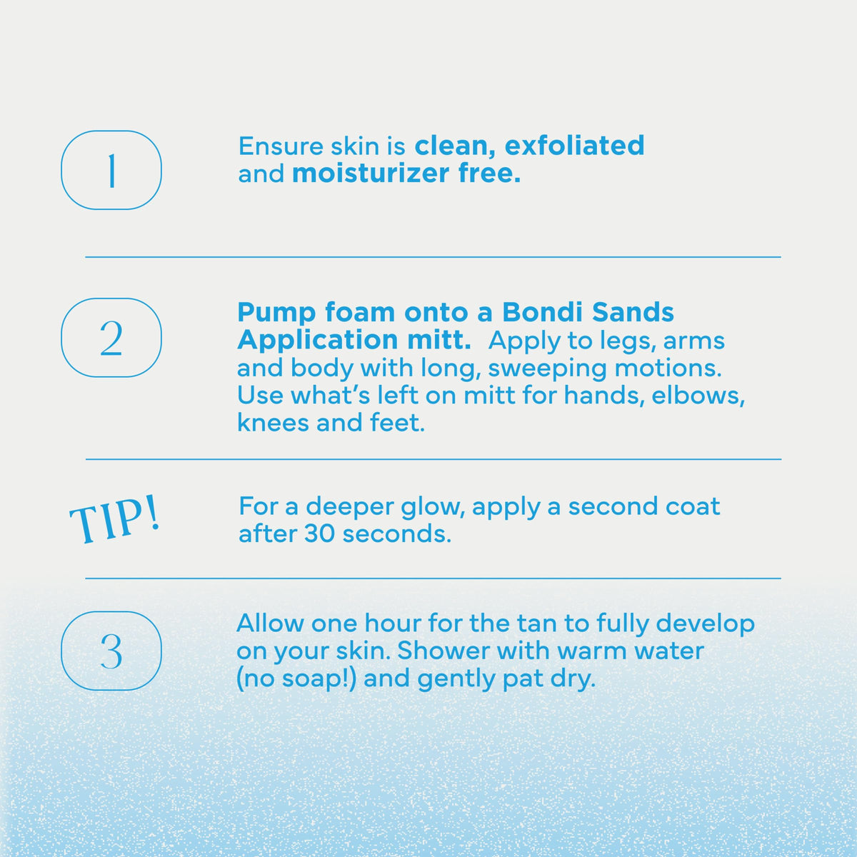 Bondi Sands Ultra Express Self Tanning Foam with applicator mitt