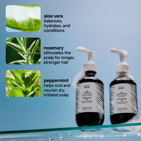 BONDIBOOST HG Anti-Thinning Shampoo and Conditioner set side view