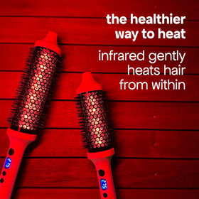 BONDIBOOST Infrared Thermal Brush close-up of aloe-infused bristles