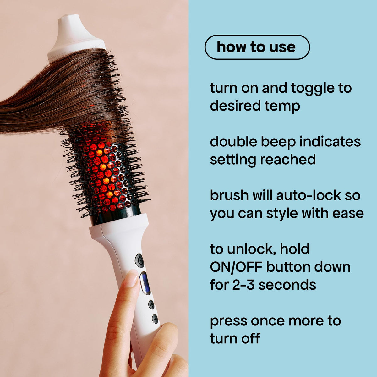 BONDIBOOST Infrared Thermal Brush packaging