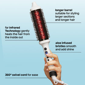 BONDIBOOST Infrared Thermal Brush with heat settings displayed