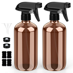 Bontip Glass Spray Bottle 16 oz amber front view