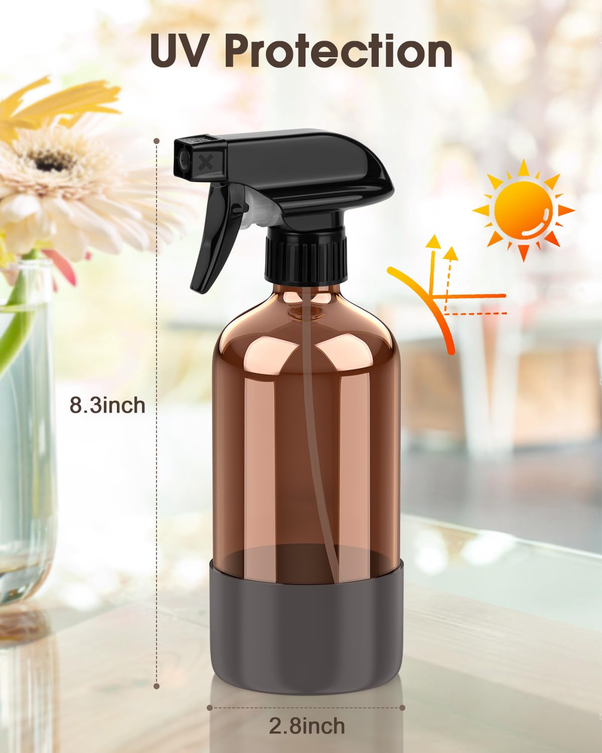 Bontip glass spray bottle set in stylish home setting