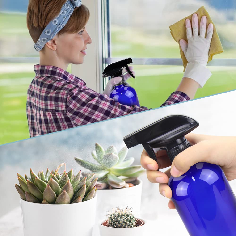 Bontip spray bottles in a cleaning setup with natural cleaners