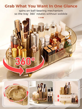 Booklov Rotating Makeup Organizer Amber in different colors