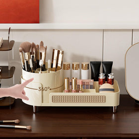Booklov Rotating Makeup Organizer with elegant design