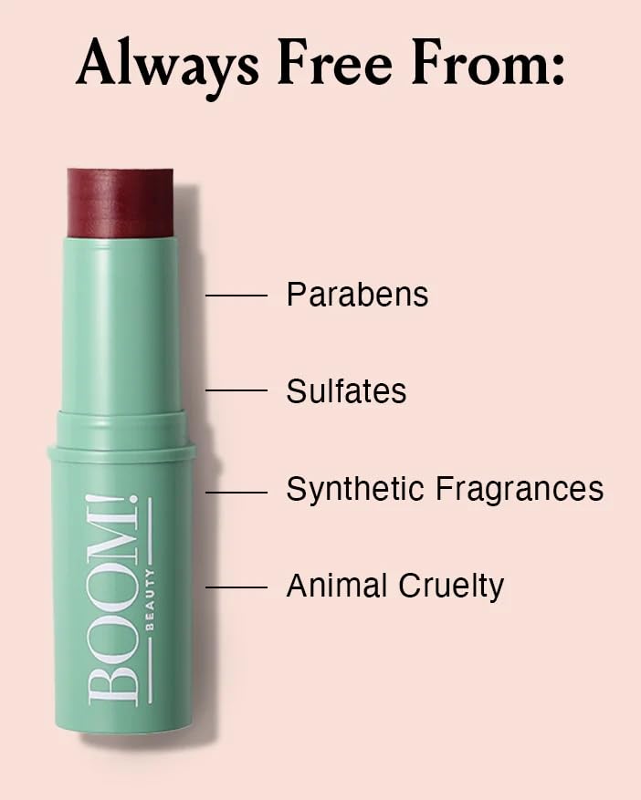 BOOM! Boomstick Color Cream Blush in Berry, side view