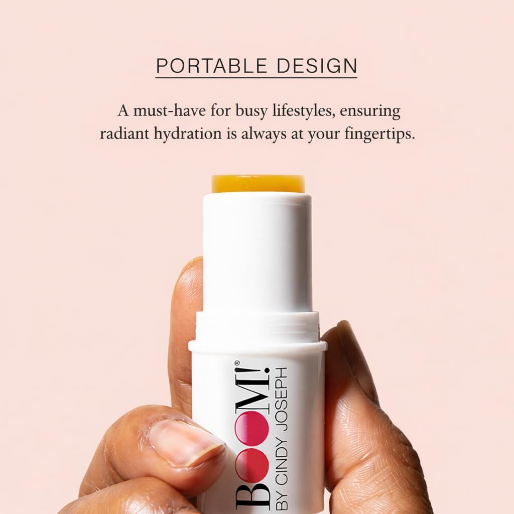 BOOM! Boomstick GLO Organic Moisture Stick on a travel kit