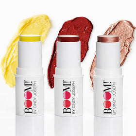 BOOM! by Cindy Joseph Boomstick Trio® Color 3 Pack with blush, highlighter, and moisturizer