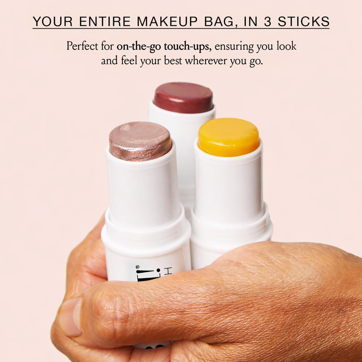 Boomstick Glimmer Highlighter Makeup Stick on a flat surface