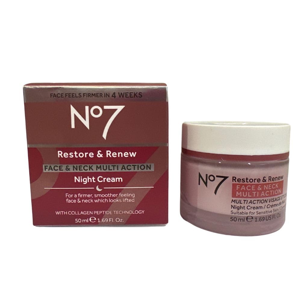 Boots Restore and Renew Night Cream 1.6 oz front view