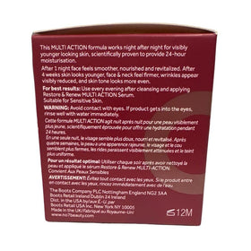 Boots Restore and Renew Night Cream texture close-up
