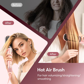 Bopcal 5 in 1 Hot Air Styler straightening comb close-up