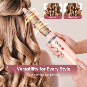 Bopcal 5 in 1 Hot Air Styler with auto air curlers displayed