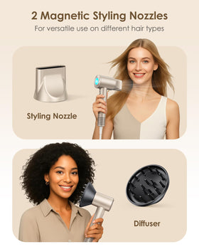 Bopcal Hair Dryer compact design for travel