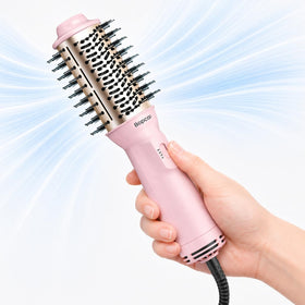 Bopcal Travel Hair Dryer Brush mini size front view