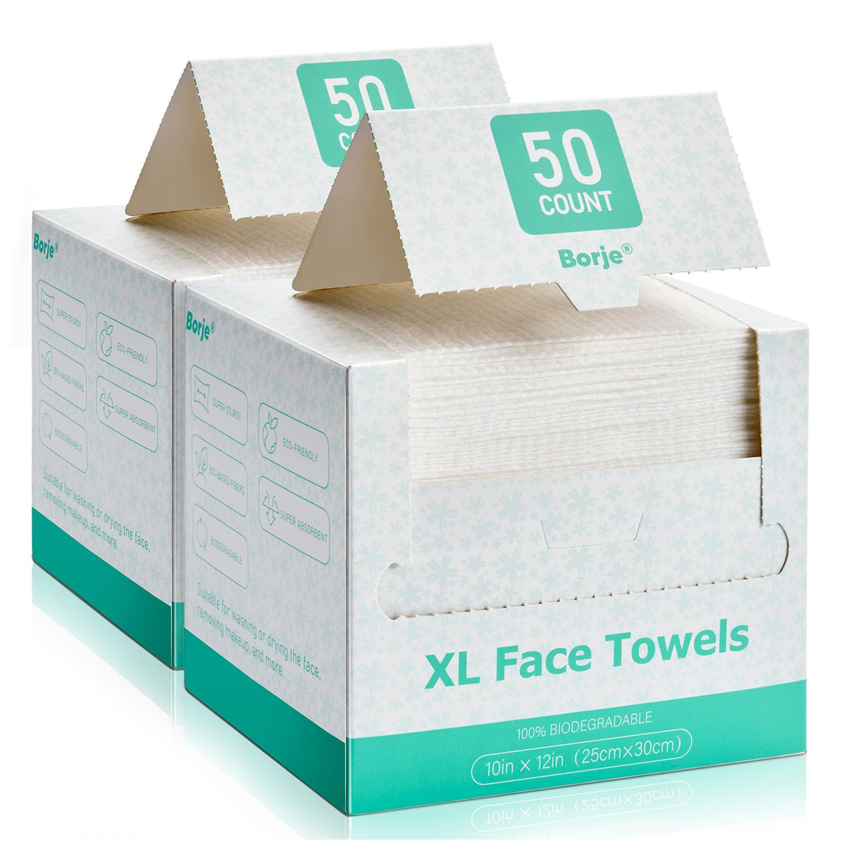 Borje Face Towels XXL disposable face towels front view