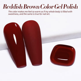 Born Pretty Burgundy Gel Nail Polish packaging