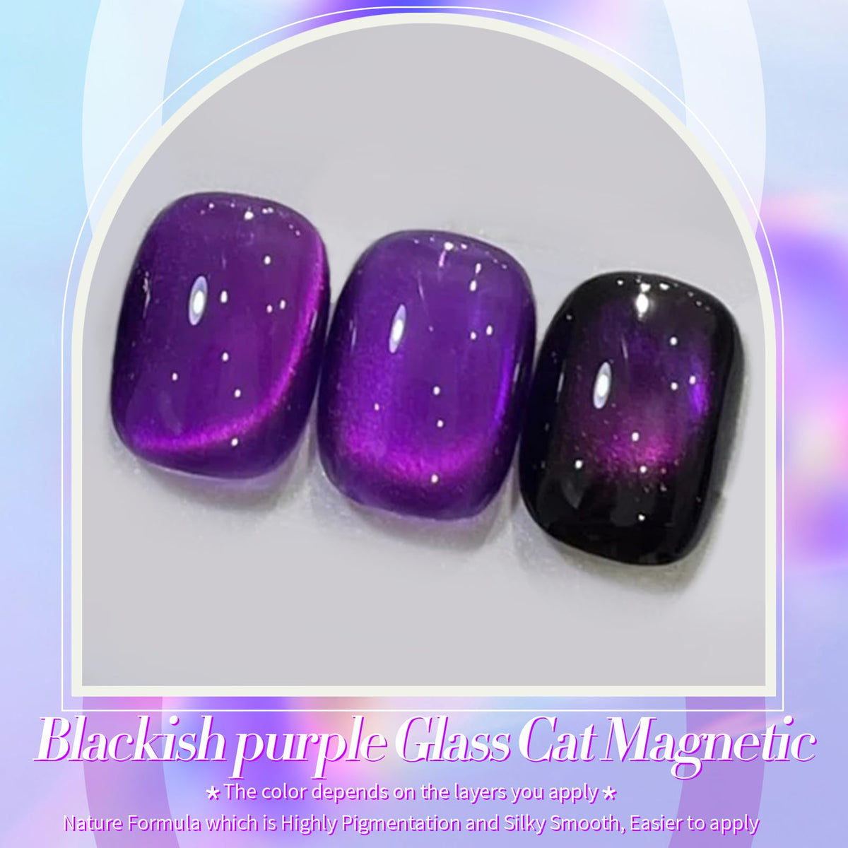 Born Pretty Cat Magnetic Eye Gel Nail Polish bottle with applicator