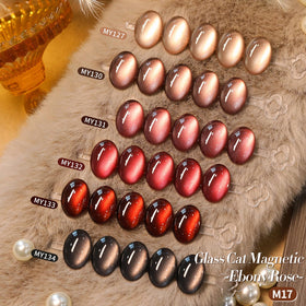 Born Pretty Cat Magnetic Eye Gel Nail Polish in use on nails