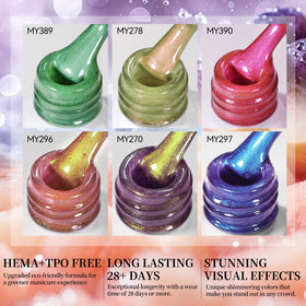 Born Pretty Cat Magnetic Eye Gel Nail Polish Purple bottle