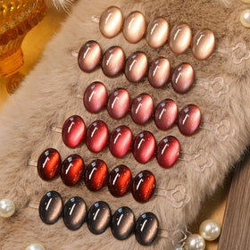Born Pretty Cat Magnetic Eye Gel Nail Polish Set 7ml 6pcs front view