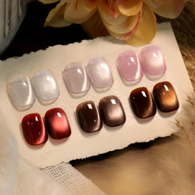 Born Pretty Cat Magnetic Eye Gel Nail Polish Set with six colours