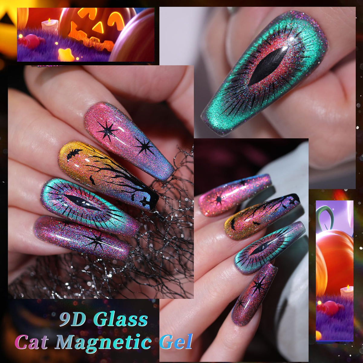 Born Pretty Cat Magnetic Gel Nail Polish in various colours