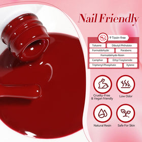 Born Pretty Gel Nail Polish in Different Light Conditions