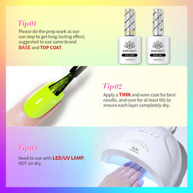 Born Pretty gel nail polish set packaging