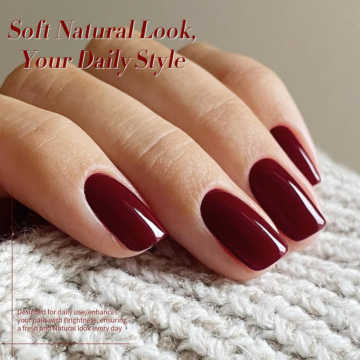 Born Pretty gel nail polish set packaging with six shades