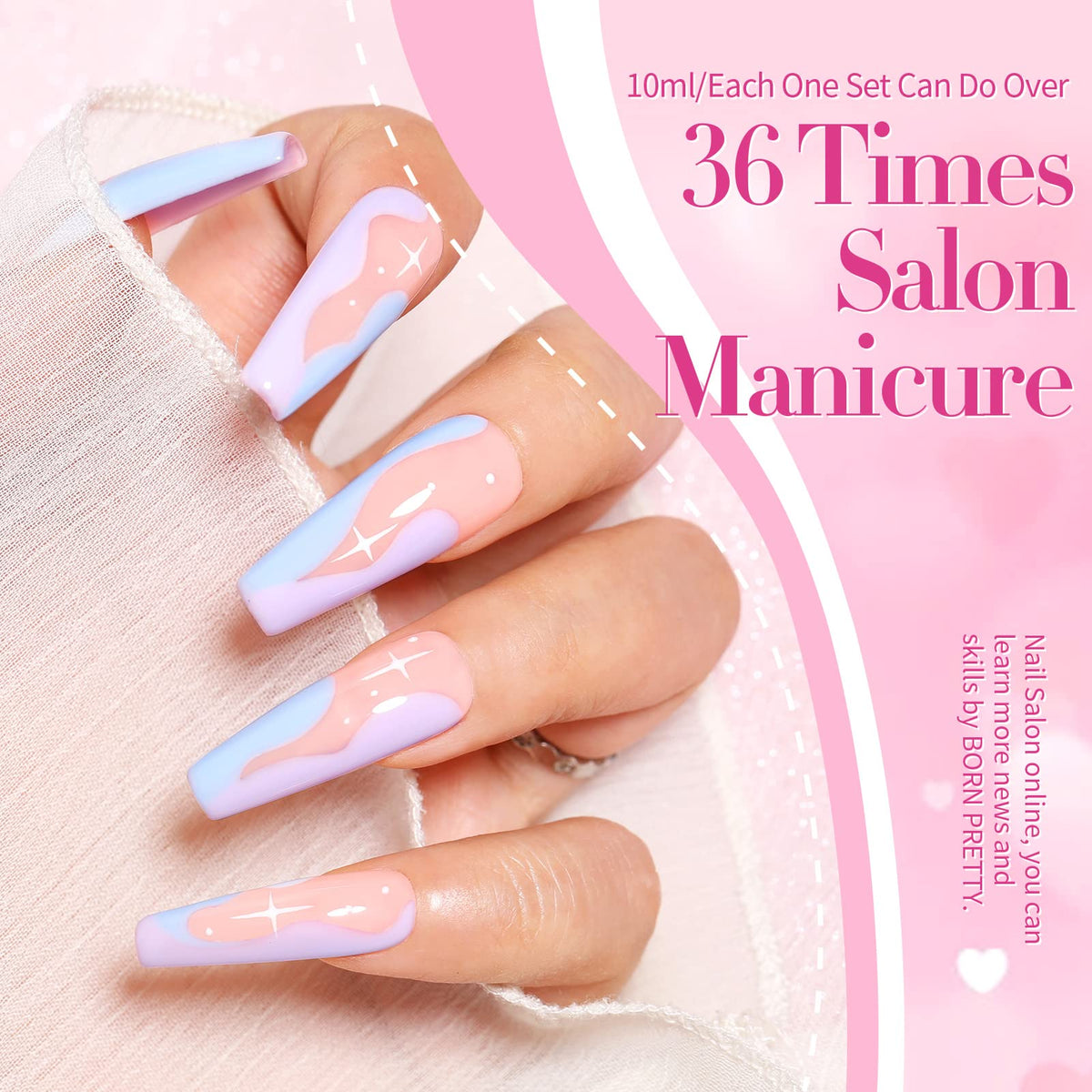 Born Pretty gel polish bottle with label and 7ml size visible