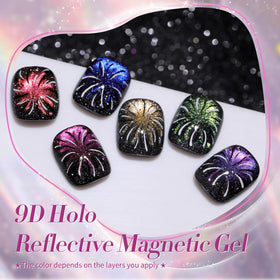 Born Pretty gel polish bottles arranged in a stylish layout