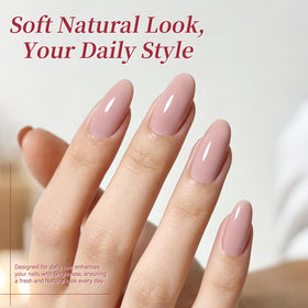 Born Pretty gel polish in dried rose pink, ideal for elegant manicures