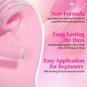 Born Pretty gel polish set packaging with 6 vibrant shades