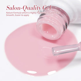 Born Pretty Jelly Gel Nail Polish bottles displayed on a vanity