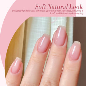 Born Pretty Jelly Gel Nail Polish Set packaging showing all 6 bottles