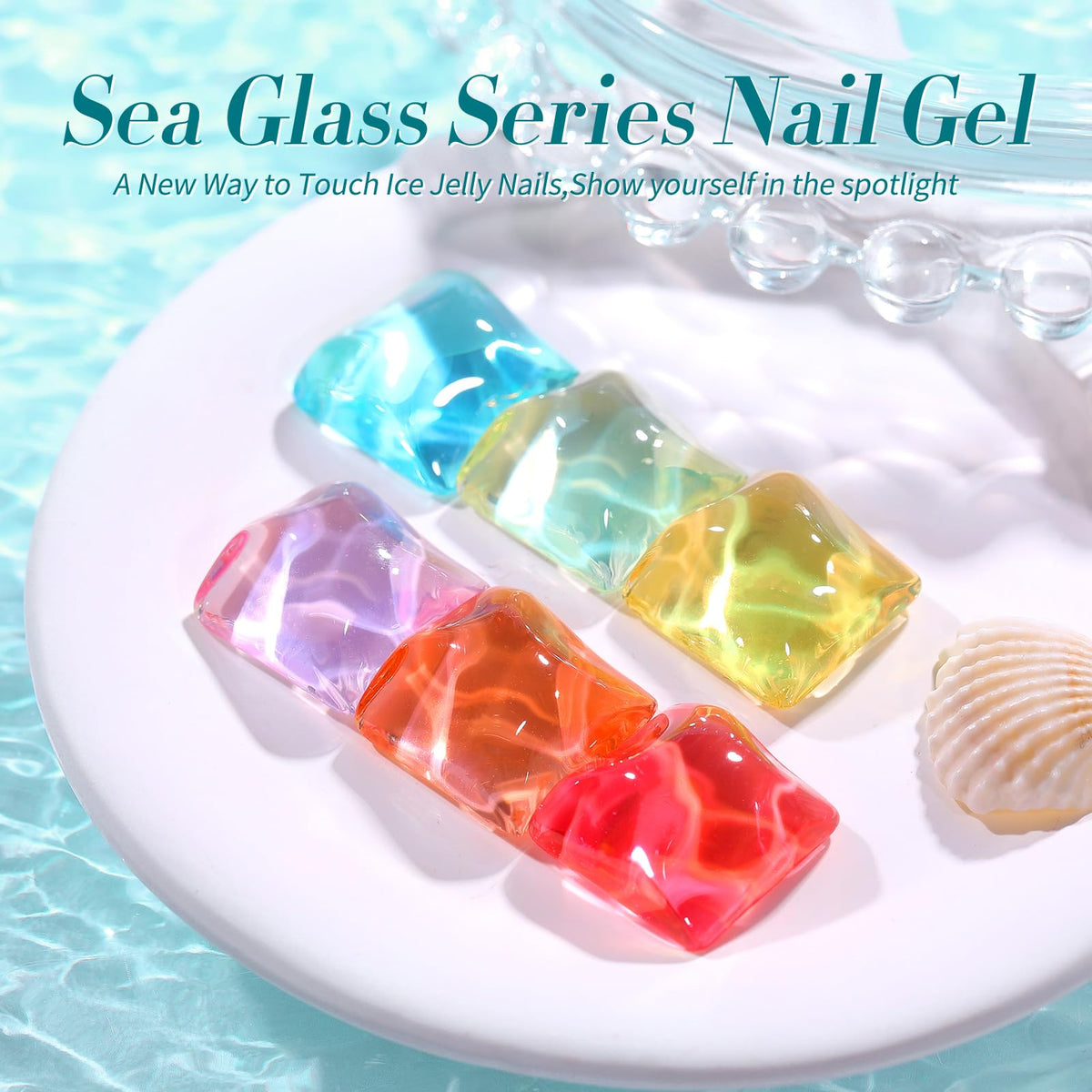 Born Pretty jelly gel polish bottle in green