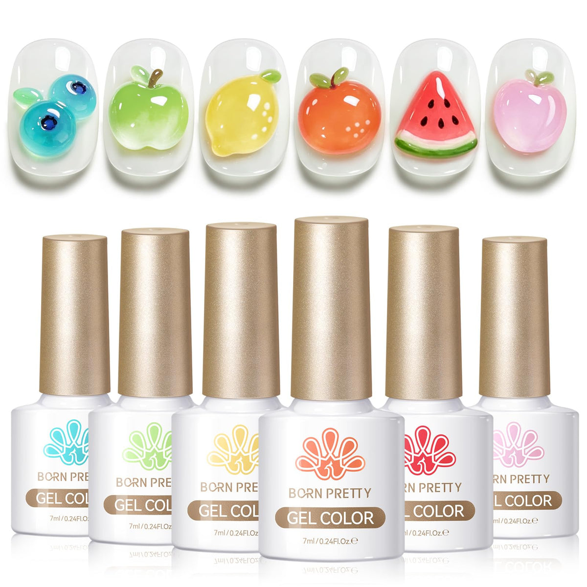 Born Pretty jelly gel polish bottle in red
