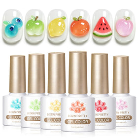 Born Pretty jelly gel polish bottle in red