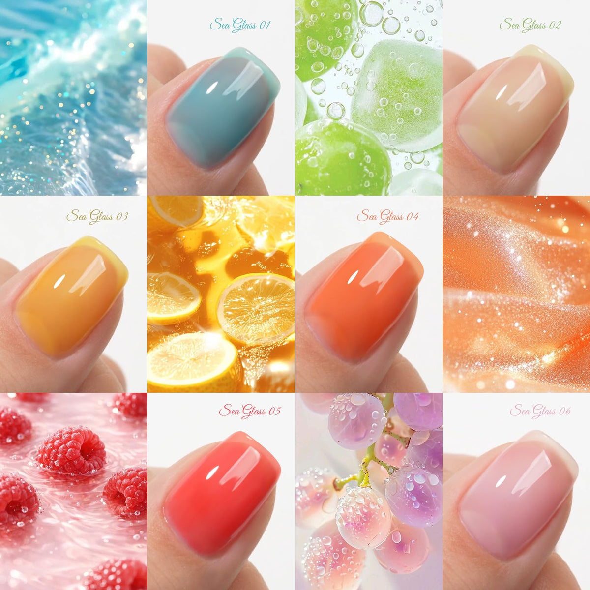 Born Pretty jelly gel polish bottle in yellow
