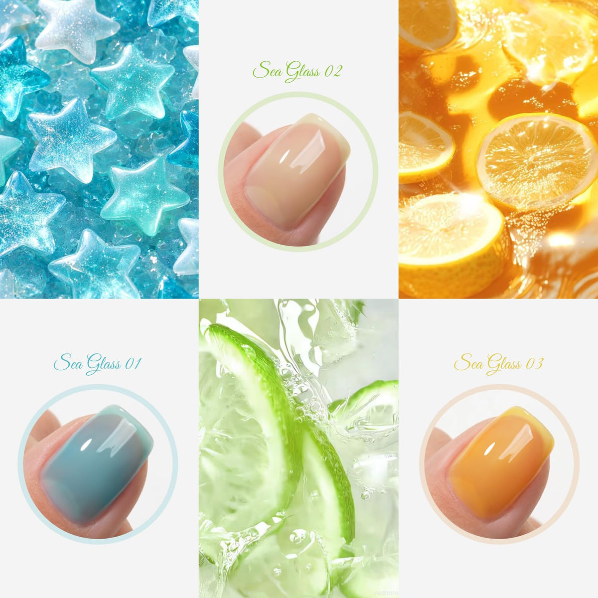 Born Pretty jelly gel polish set packaging